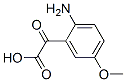 Benzeneacetic acid, 2-amino-5-methoxy-alpha-oxo- (9CI) Structure