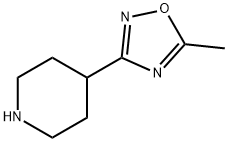 4-(5-METHYL-[1,2,4]OXADIAZOL-3-YL)-PIPERIDINE Structure