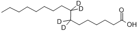 氘代十六烷酸(7,7,8,8-D4),75736-49-1,结构式