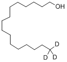 N-HEXADECYL-16,16,16-D3 ALCOHOL Structure