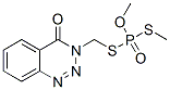 Phosphorodithioic acid, O,S-dimethyl S-((4-oxo-1,2,3-benzotriazin-3(4H )-yl)methyl) ester|