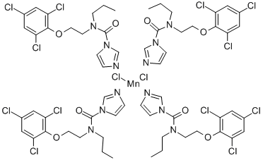 Prochloraz manganese 化学構造式
