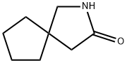 2-アザスピロ[4.4]ノナン-3-オン 化学構造式