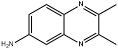 2,3-二甲基-6-喹喔啉胺, 7576-88-7, 结构式