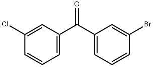 (3-溴苯基)(3-氯苯基)甲酮, 75762-59-3, 结构式