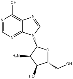 2'-amino-2'-deoxyinosine Structure