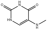 5-甲氨基尿嘧啶,7577-92-6,结构式