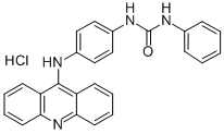 1-(p-(9-Acridinylamino)phenyl)-3-phenylurea hydrochloride Struktur