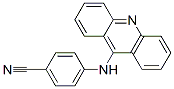 4-[(アクリジン-9-イル)アミノ]ベンゾニトリル 化学構造式