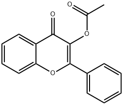 3-乙酰氧基黄酮, 7578-68-9, 结构式