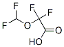 2-difluoromethoxy-2,2-difluoroacetic acid 结构式