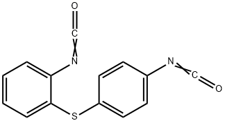 o-[(p-isocyanatophenyl)thio]phenyl isocyanate 结构式
