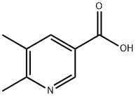 5,6-ジメチルニコチン酸 化学構造式