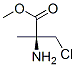 D-Alanine, 3-chloro-2-methyl-, methyl ester (9CI) Struktur