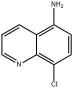 8-氯-5-氨基喹啉, 75793-58-7, 结构式
