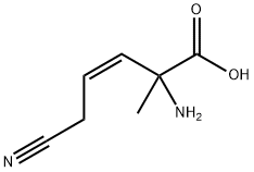 3-Pentenoicacid,2-amino-5-cyano-2-methyl-,(3Z)-(9CI) Structure