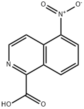 5-硝基异喹啉-1-羧酸,75795-40-3,结构式
