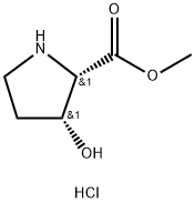 (3R)-3-羟基-L-脯氨酸甲酯盐酸盐, 757961-41-4, 结构式