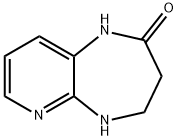 1H,2H,3H,4H,5H-pyrido[2,3-b][1,4]diazepin-2-one 结构式
