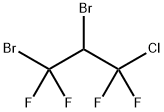 1,2-ジブロモ-3-クロロ-1,1,3,3-テトラフルオロプロパン 化学構造式
