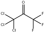 1,1,1-トリクロロ-3,3,3-トリフルオロ-2-プロパノン 化学構造式