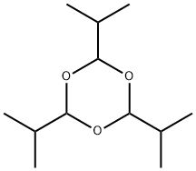 2,4,6-トリイソプロピル-1,3,5-トリオキサン 化学構造式