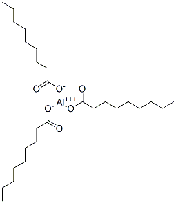 Trinonanoic acid aluminum salt Structure