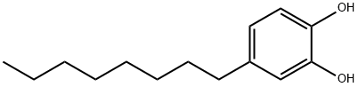 4-オクチルピロカテコール 化学構造式