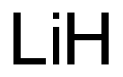 Lithium hydride Struktur