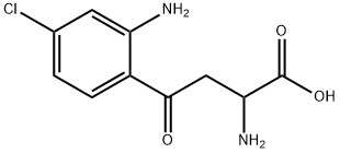 2-氨基-4-(2-氨基-4-氯苯基)-4-氧代丁酸,75802-84-5,结构式