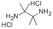 2,3-ジメチル-2,3-ブタンジアミン二塩酸塩 化学構造式