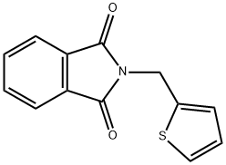 2-(噻吩-2-基甲基)异吲哚啉-1,3-二酮, 75815-41-7, 结构式
