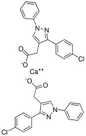 氯那唑酸钙,75821-71-5,结构式