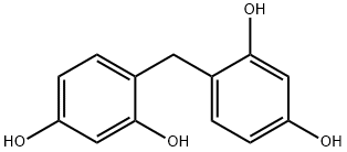 4,4'-メチレンビスレゾルシン 化学構造式