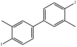4,4'-二碘-3,3-二甲基联苯 结构式