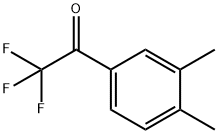 3',4'-ジメチル-2,2,2-トリフルオロアセトフェノン 化学構造式