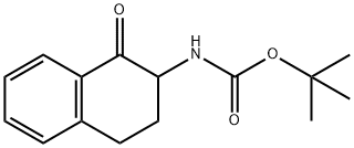 (1-氧代-1,2,3,4-四氢萘-2-基)氨基甲酸叔丁酯,75834-57-0,结构式
