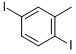 1,4-二碘-2-甲基苯, 75838-38-9, 结构式