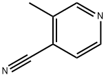 3-メチル-4-ピリジンカルボニトリル 化学構造式