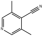 3,5-ジメチル-4-ピリジンカルボニトリル 化学構造式