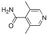 Isonicotinamide, 3,5-dimethyl- (7CI,8CI) 化学構造式