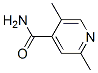 2,5-ジメチル-4-ピリジンカルボアミド 化学構造式