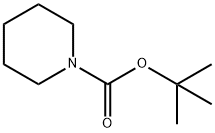 1-ピペリジンカルボン酸tert-ブチル 化学構造式