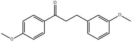 4'-METHOXY-3-(3-METHOXYPHENYL)PROPIOPHENONE Struktur