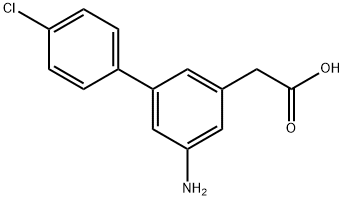 5-Amino-4'-chloro-3-biphenylacetic acid Structure