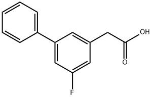 5-Fluoro-3-biphenylacetic acid Structure
