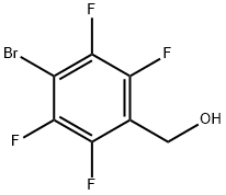 4-BROMO-2,3,5,6-TETRAFLUOROBENZYLALCOHOL 化学構造式