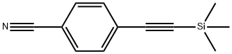 4-[(三甲基硅基)乙炔基]苄腈, 75867-40-2, 结构式