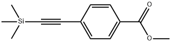 4-((トリメチルシリル)エチニル)安息香酸メチル 化学構造式