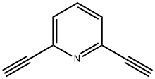 2,6-ジエチニルピリジン 化学構造式